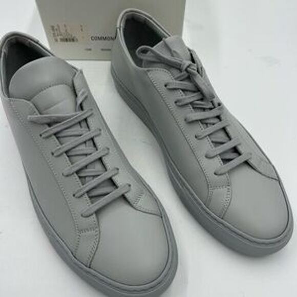 Men's common project low top leather sneaker size 44 made in Italy - Picture 1 of 9